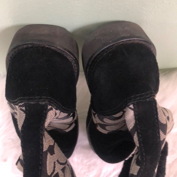 Coach Women's Black Boots Sz 6.5 - Picture 7 of 8